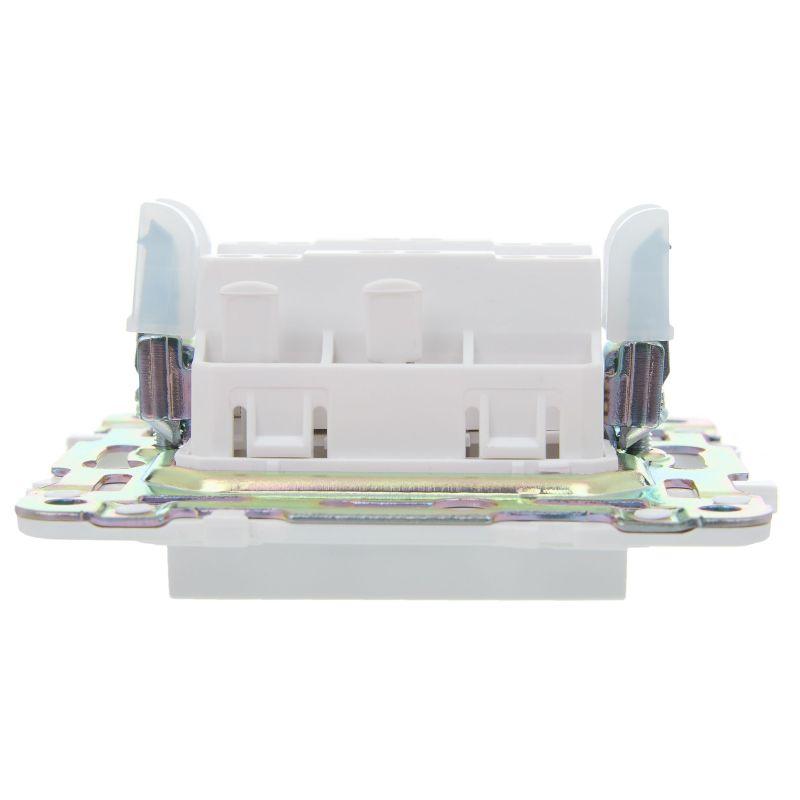  Выключатель перекрестный 1-кл. SKANDY 10А SK-V03W арктич. бел. IEK SK-V13-0-10-K01 фото в каталоге от BTSprom.by