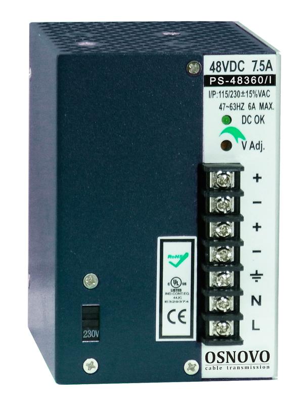 блок питания промышленный ps-48360/i 7.5а osnovo 11178 от BTSprom.by