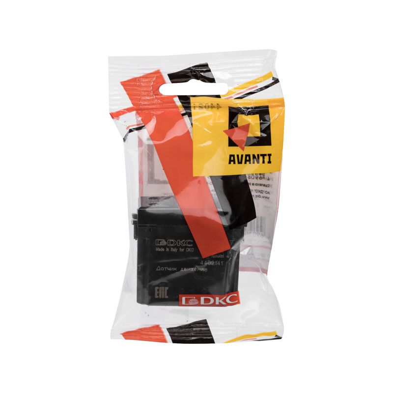  Датчик движения 1мод. 16А Avanti "Черный квадрат" DKC 4402141 фото в каталоге от BTSprom.by