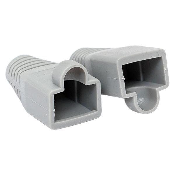 колпачок изолирующий teracom для коннекторов rj-45 pvc серый (уп.10шт) ekf trc-bt-rj45-pvc-10 от BTSprom.by