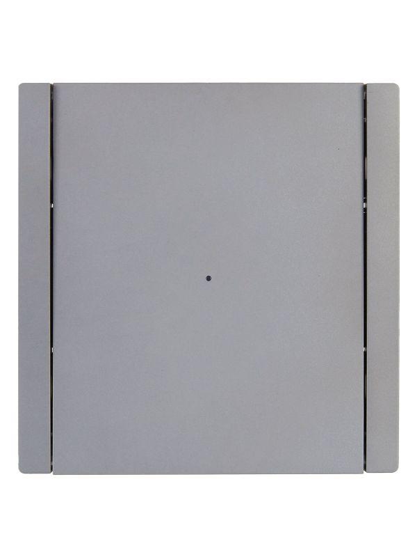  Выключатель 1-кл. СП FORTE&PIANO 10А FP502 с индикацией сталь IEK FP-V10-1-10-1-K46 фото в каталоге от BTSprom.by