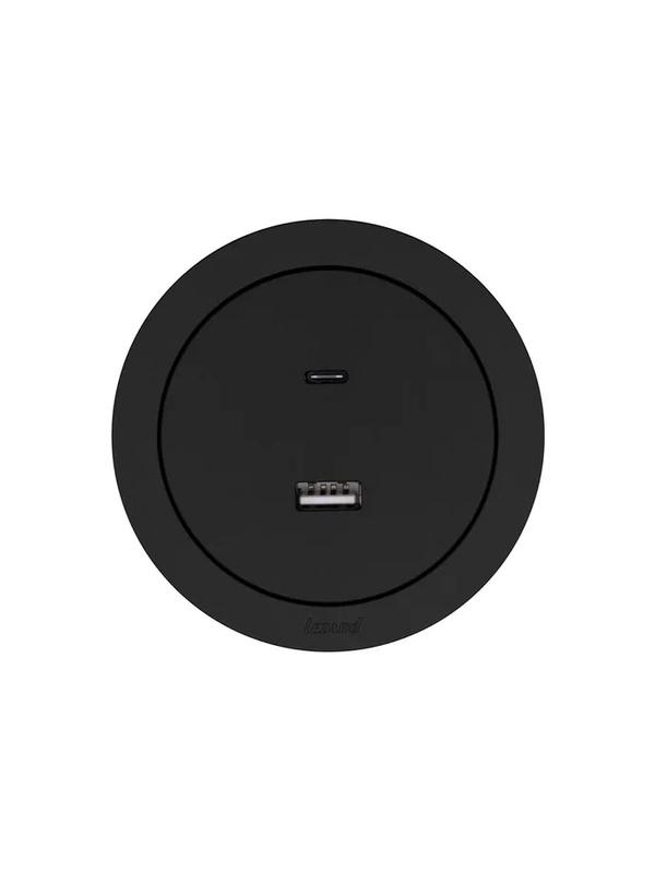  Розетка 1-м СП OSEN TC+ USB разъем механизм черн. бархат LEZARD 743-4288-192TC фото в каталоге от BTSprom.by