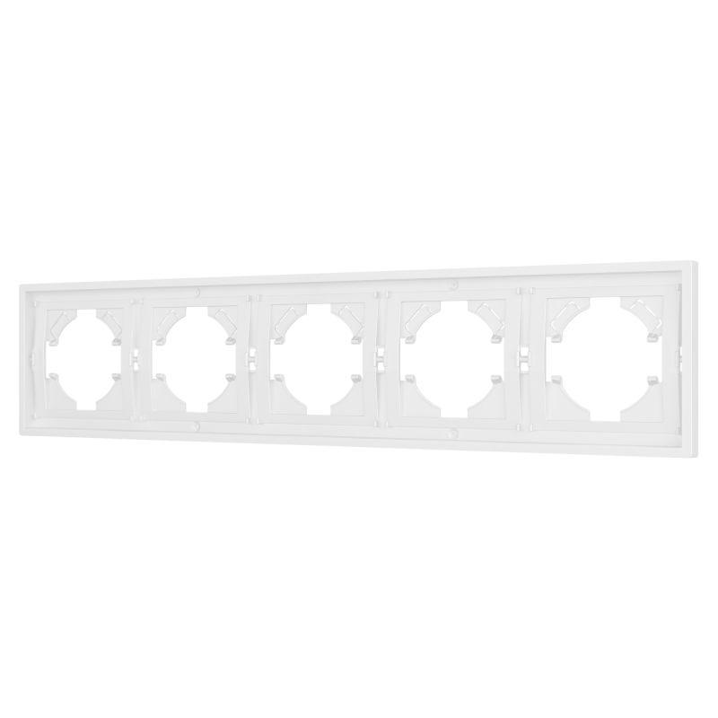 рамка 5-м frm-tendo-pl-5-wh пластик. бел. arlight 053851 от BTSprom.by