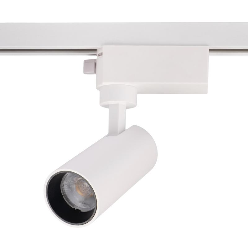 светильник светодиодный трековый trb 0708 8вт 4000к ip40 24град. wh 1ф бел. pro jazzway 5066175 от BTSprom.by