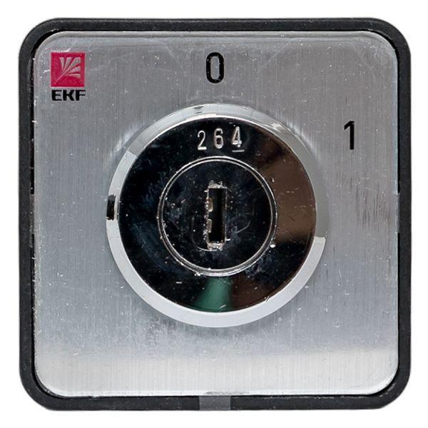  Переключатель кулачковый ПК-1-113 3п 10А "0-1" с ключом EKF pk-1-113-10 фото в каталоге от BTSprom.by