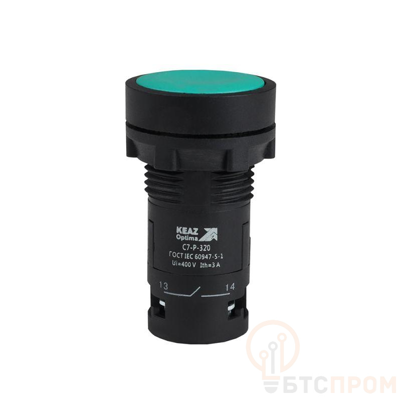 Кнопка OptiSignal Compact D22 С7-P-320 зел. 2НО XB7NA33 КЭАЗ 362050 фото в каталоге от BTSprom.by  Кнопка OptiSignal Compact D22 С7-P-320 зел. 2НО XB7NA33 КЭАЗ 362050 фото в каталоге от BTSprom.by