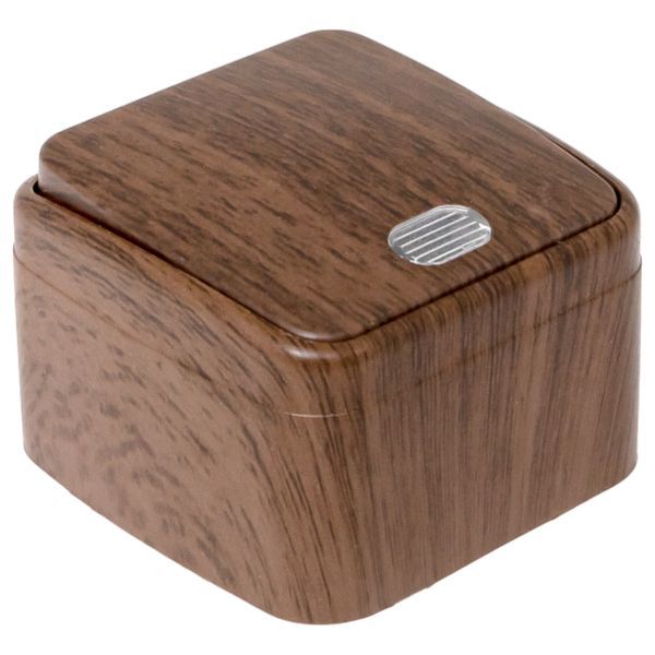  Выключатель 1-кл. 2п ОП Минск 10А IP20 с индикатором темн. дерево EKF EGV10-121-40 фото в каталоге от BTSprom.by