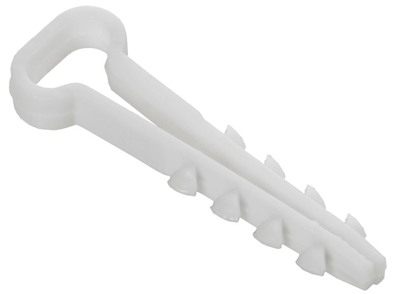 дюбель-хомут 10х5мм для плоского кабеля нейлон бел. (уп.100шт) generica udh14-10-05-100-k01-g от BTSprom.by