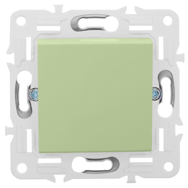  Выключатель перекрестный 1-кл. SKANDY 10А SK-V03G мятный IEK SK-V13-0-10-K06 фото в каталоге от BTSprom.by