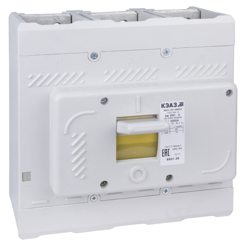выключатель автоматический ва51-39-340010 630а 1600 690ac ухл3 кэаз 297468 от BTSprom.by