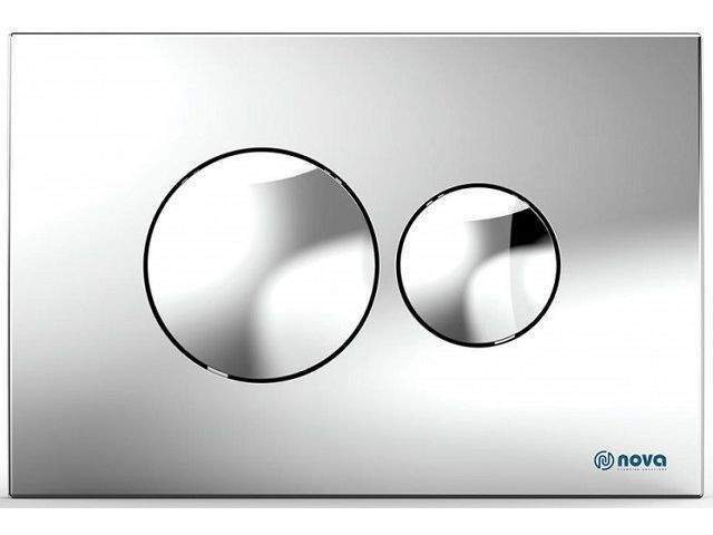кнопка для инсталляции круглая (хром), nova от BTSprom.by