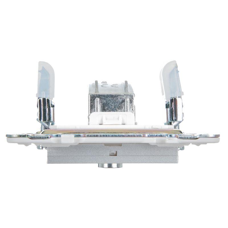  Розетка TV оконечная SKANDY SK-A12S серебр. IEK SK-A10-O-K23 фото в каталоге от BTSprom.by