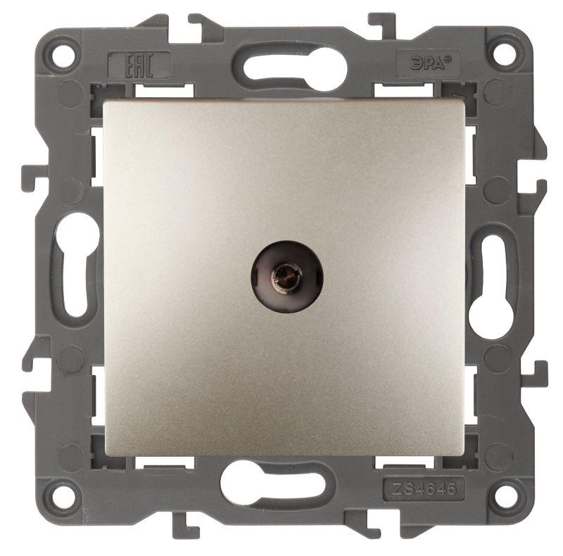 розетка телевизионная проходная tv elegance 14-3102-04 ip20 шампань эра б0034299 от BTSprom.by
