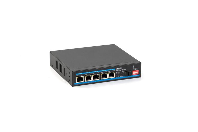 коммутатор skat poe-5e-1s ups бесперебойный poe 120вт порты: 5-ethernet 1-uplink бастион 4086 от BTSprom.by