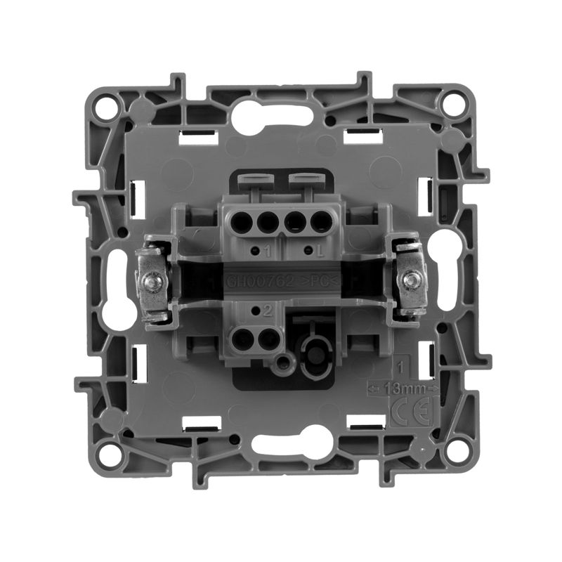  Выключатель 1-кл. СП Etika 10А IP20 250В 10AX авт. зажимы механизм алюм. IEK 672401 фото в каталоге от BTSprom.by