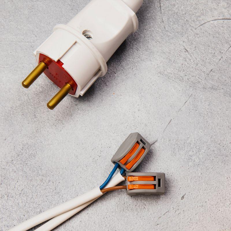  Клемма строительно-монтажная СМК 222-412 2-проводная 0.08-2.5/4кв.мм сер. (уп.50шт) Rexant 07-5252-4 фото в каталоге от BTSprom.by