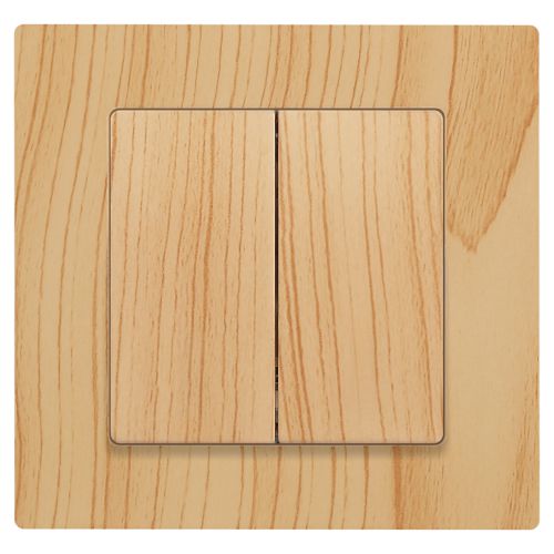  Переключатель 2-кл. СП Accent 6-107-11 10А IP20 250В AL/CU сосна Intro Б0063576 фото в каталоге от BTSprom.by