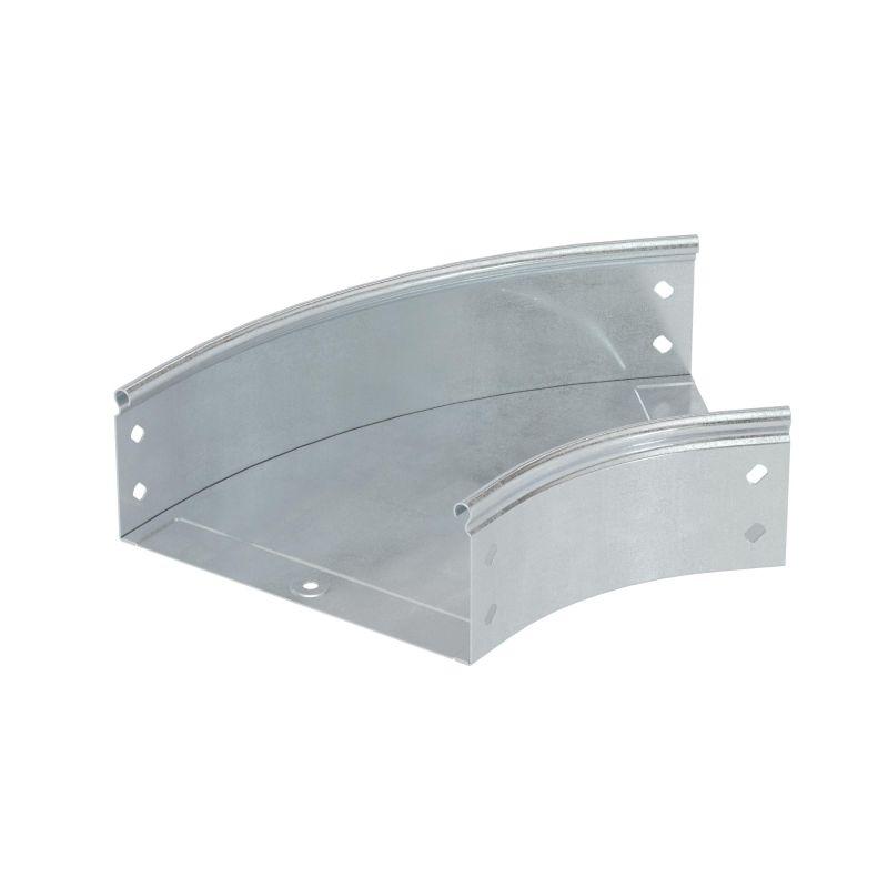 Угол для лотка горизонтальный 45град. 400х80 CPO 45 в компл. с крепежн. элемент. цинк-ламель DKC 36086KZL от BTSprom.by