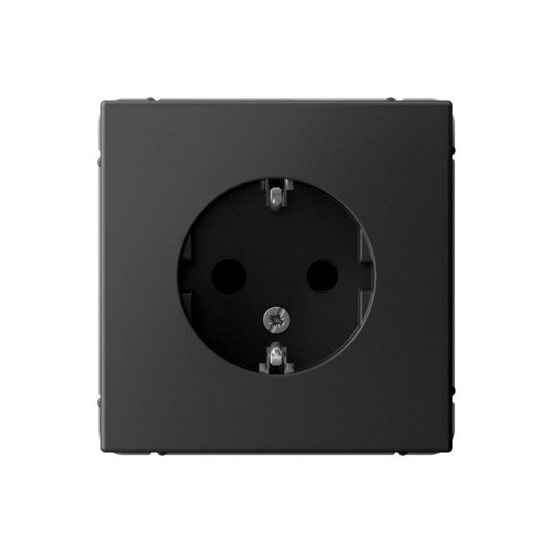 розетка artgallery 16а с заземл. защ. шторки механизм базальт se gal001445 от BTSprom.by