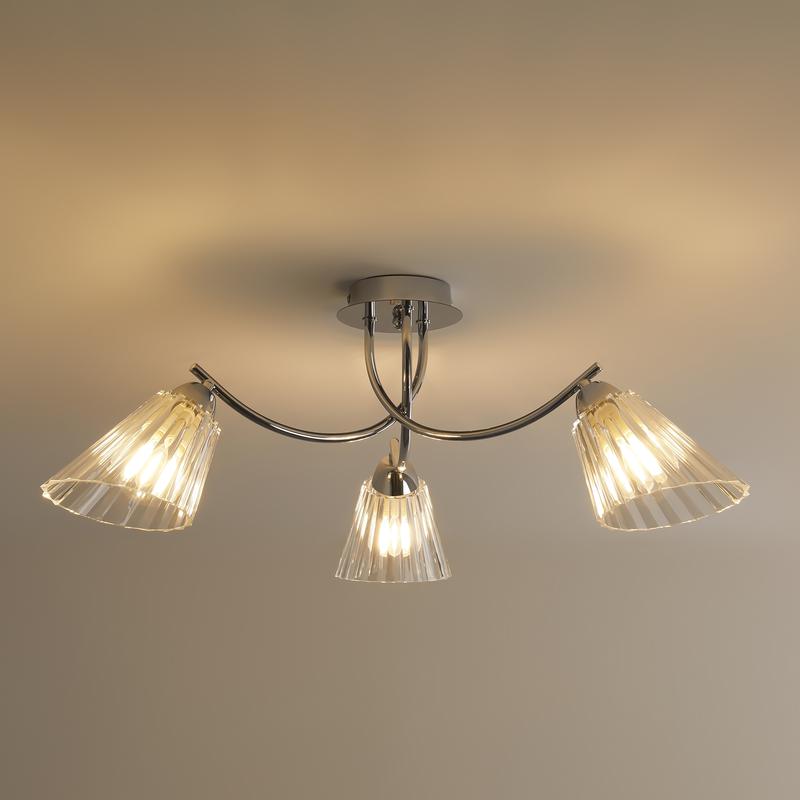 люстра faber 40вт e14х3 ip20 freya fr5423pl-03ch от BTSprom.by