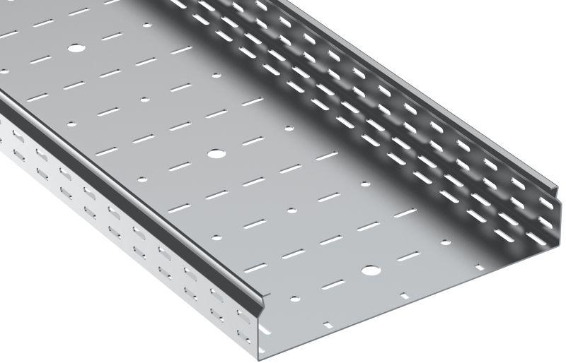 Лоток листовой перфорир. 80х400 L2500 сталь 2.0мм ESCA 7 IEK CLP10-080-400-200-D25 от BTSprom.by