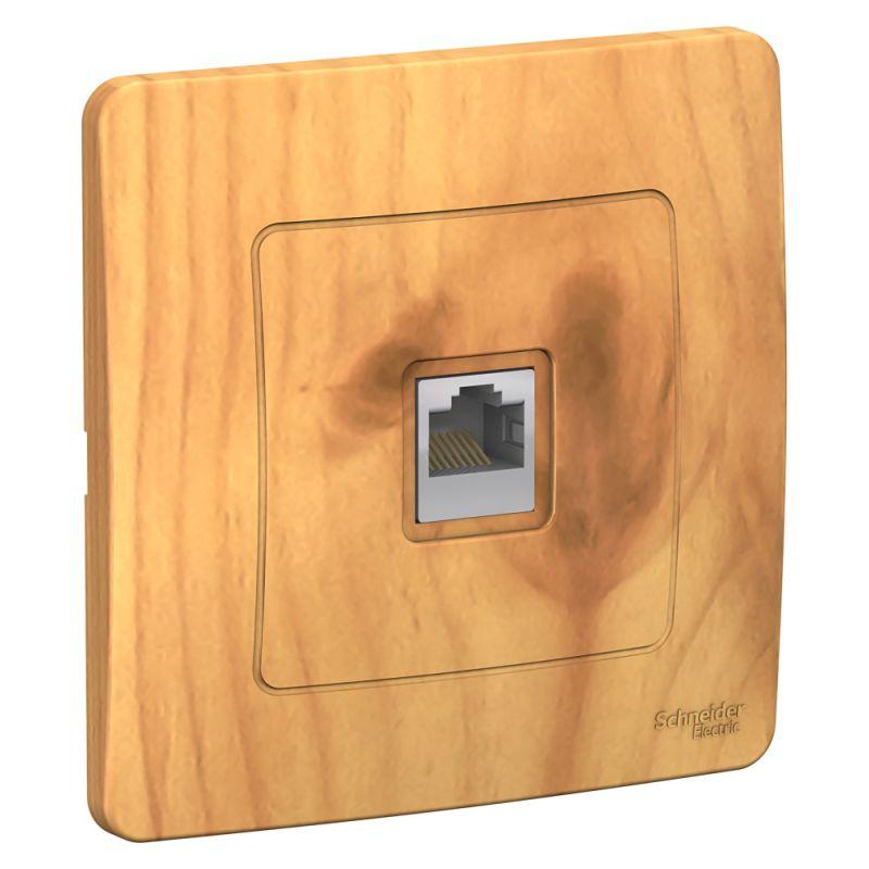 розетка компьютерная 1-м сп blanca rj45 кат.5e ясень se blnis045005 от BTSprom.by