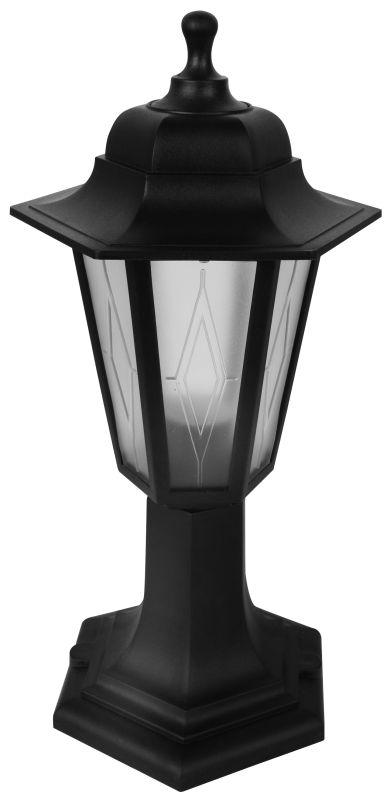 светильник садово-парковый pp4104 c02 нту 06-60-001 у1 "оскар1" 6-гран. пласт. +пласт. черн. camelion 13842 от BTSprom.by