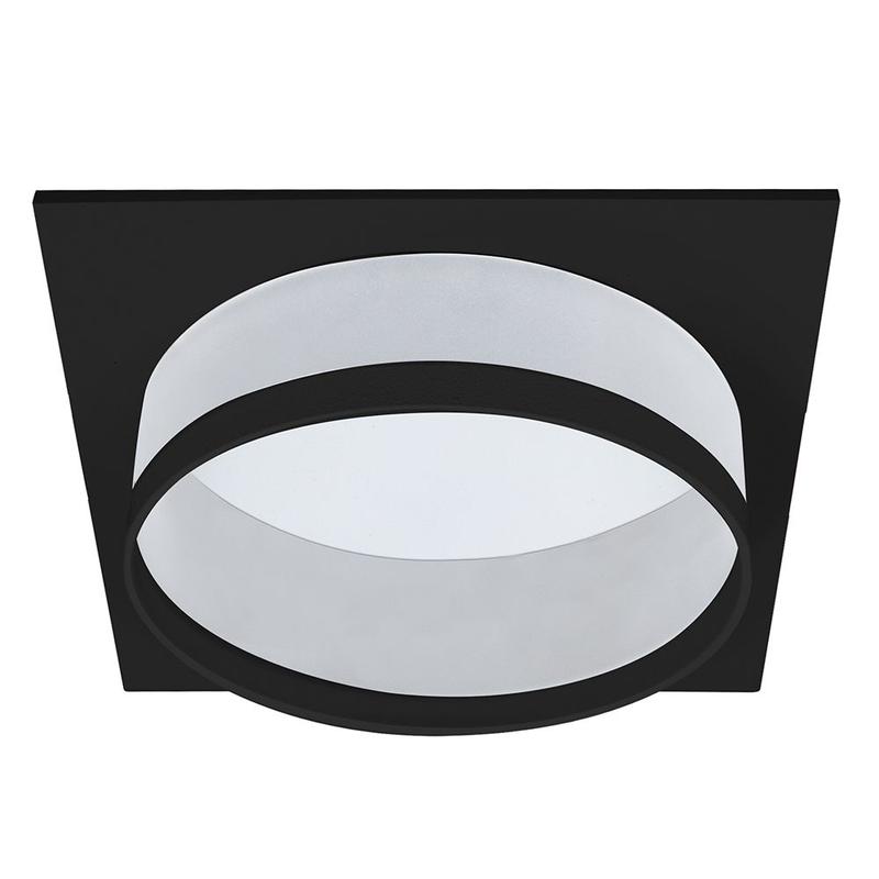 светильник потолочный встраиваемый 25вт 230в gx70 черн. квадрат без лампы dl701 feron 51096 от BTSprom.by