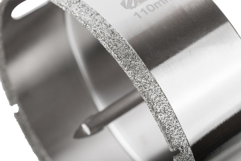  Коронка кольцевая алмазная по керамограниту камню и кафелю 110х70мм с центровочным сверлом FIT 16231 фото в каталоге от BTSprom.by