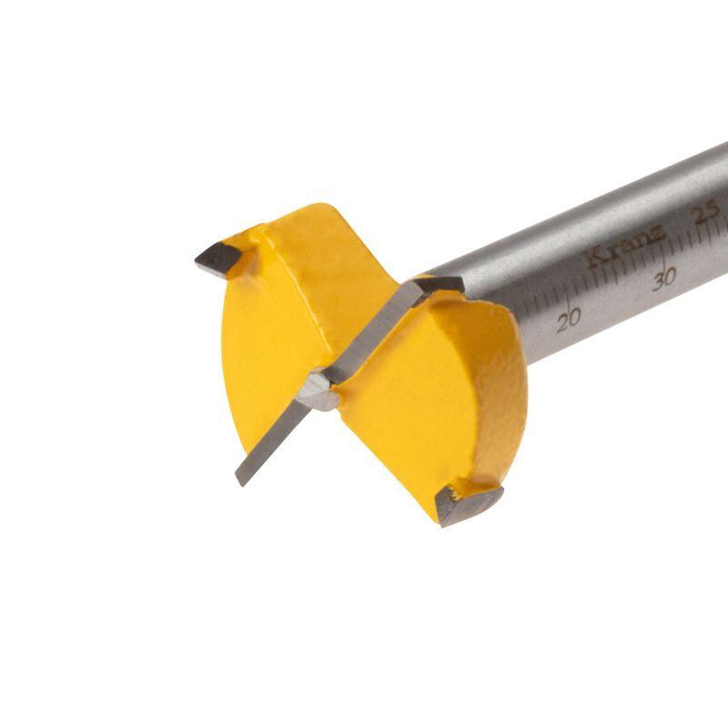  Сверло Форстнера по дереву 25мм цилиндрический хвостовик Kranz KR-91-0789 фото в каталоге от BTSprom.by