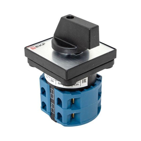  Переключатель кулачковый ПК-1-14 4П 25А "0-1" EKF pk-1-14-25 фото в каталоге от BTSprom.by