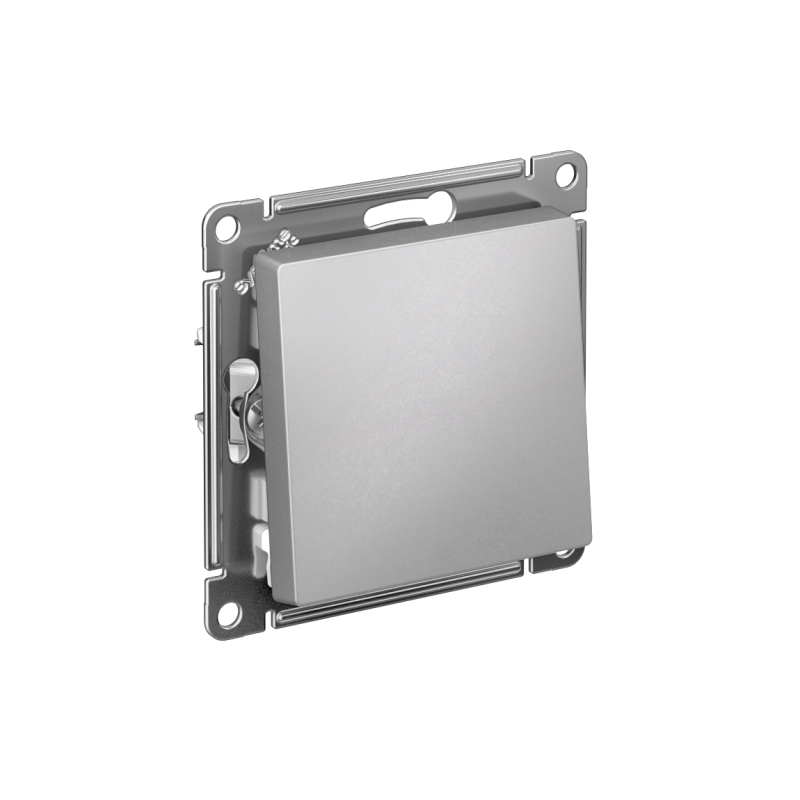 выключатель 1-кл. сп atlasdesign 10а ip20 (сх. 1) 10ax с самовозвратом механизм алюм. se atn000315 от BTSprom.by