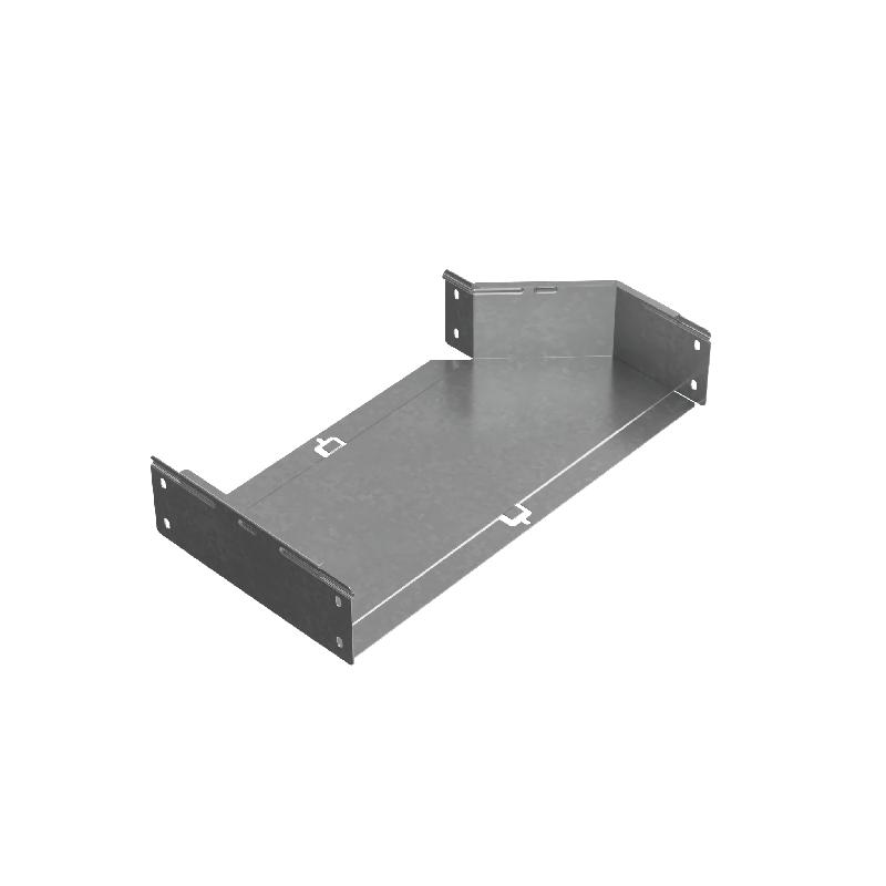 Переходник для лотка левый 100х400-500 сталь 1мм "ПЛЮС" PDplus100-400-500-L HD КМ PL1683 от BTSprom.by