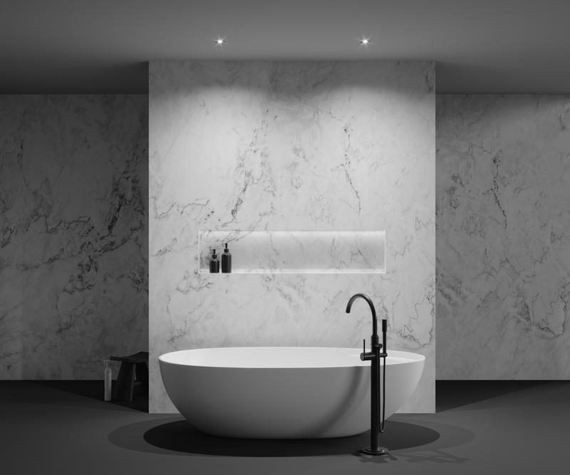  Светильник Flint 10Вт GU10 IP44 встраив. Maytoni DL101-GU10-TRS-B фото в каталоге от BTSprom.by