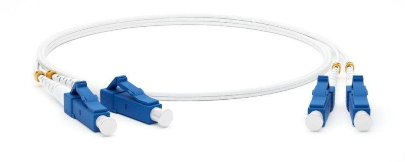 патч-корд fc-d2-9a1-lc/ur-lc/ur-h-1m-lszh-wh волоконно-оптический (шнур) sm 9/125 (g657) lc/upc-lc/upc duplex lszh 1м hyperline 39300 от BTSprom.by