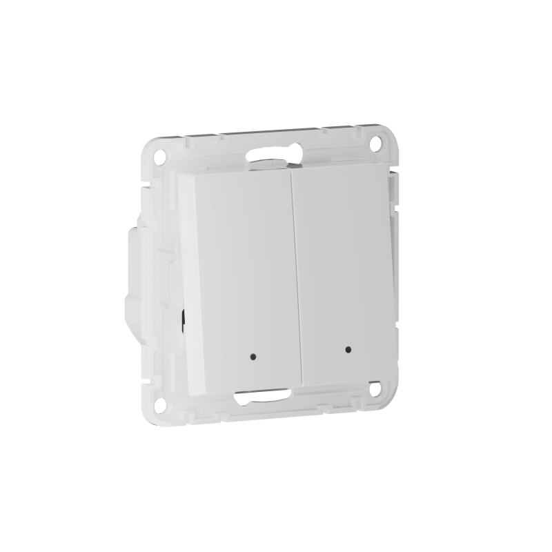 выключатель 2-кл. сп atlasdesign smart 10а ip21 zigbee сх.1 l(n) с опциональной нейтралью механизм бел. умный дом sber & se atn000117z от BTSprom.by