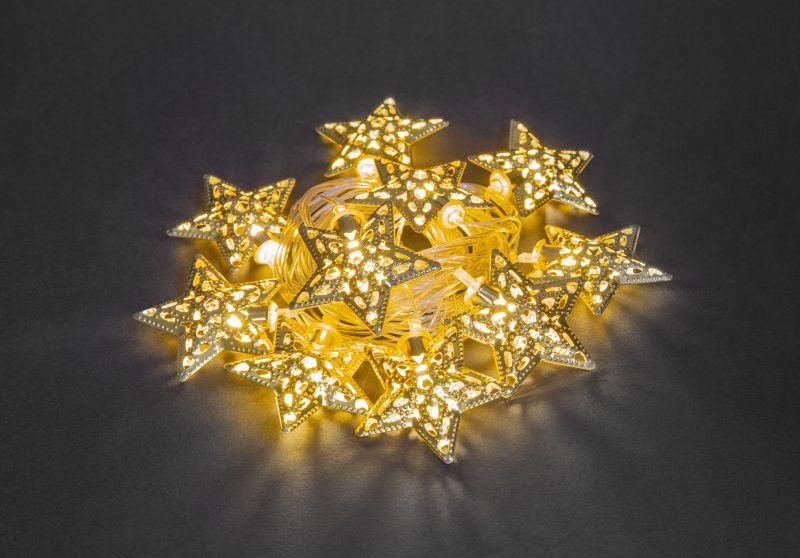 гирлянда светодиодная "нить золотые звезды" 95 038 ngf-d042-02 1.6м ww ip20 navigator 95038 от BTSprom.by