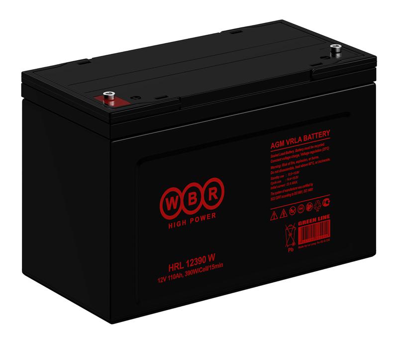  Аккумулятор 12В 110А.ч WBR HRL12390W WBR фото в каталоге от BTSprom.by