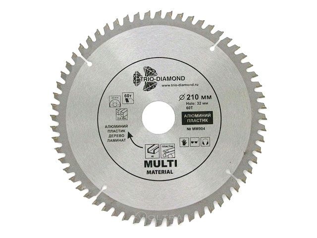 диск пильный 190х20/30 мм 64 зуб. универсальный  multi material (trio-diamond) mm902 от BTSprom.by