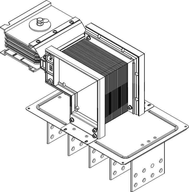 секция фланцевая лев. тип1 5000а cu 3l+n+1/2pe ip55 тран. iek lb-5000c5-35-f-fl1 от BTSprom.by