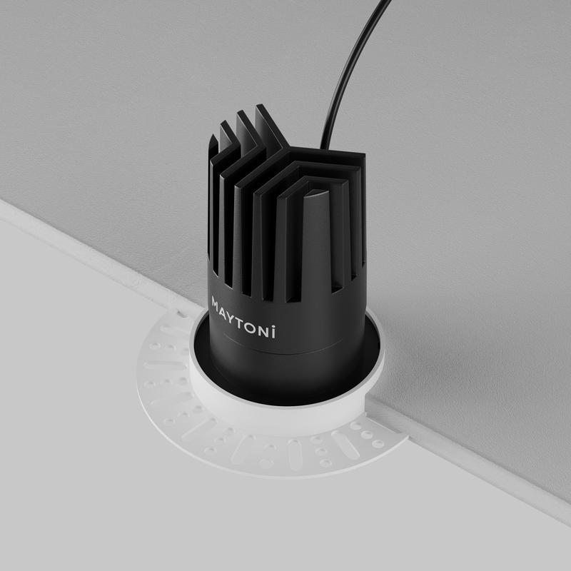  Светильник Dip 15Вт 2700К 50град. встраив. Maytoni DL121-15W-2.7K-TRS-B фото в каталоге от BTSprom.by