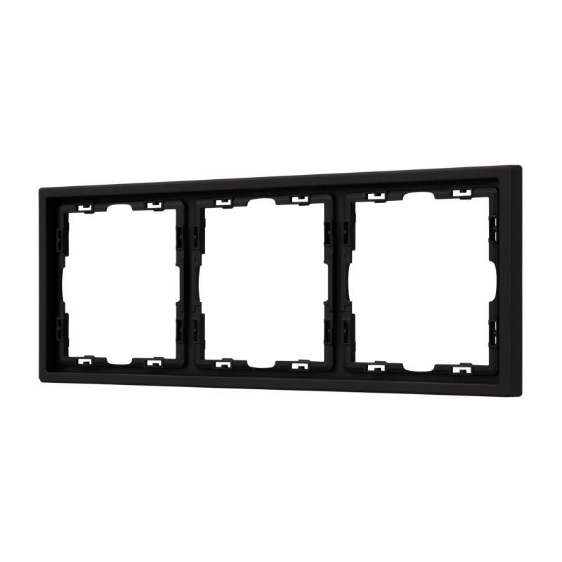 рамка 3-м frm-nobe-sfpl-3-bk пластик. черн. arlight 054220 от BTSprom.by