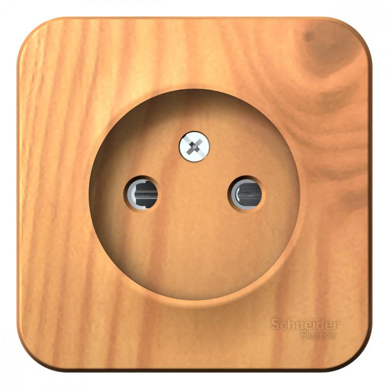 розетка 1-м оп blanca 16а ip20 250в без заземл. защ. шторки с изолир. пластиной ясень se blnra001115 от BTSprom.by