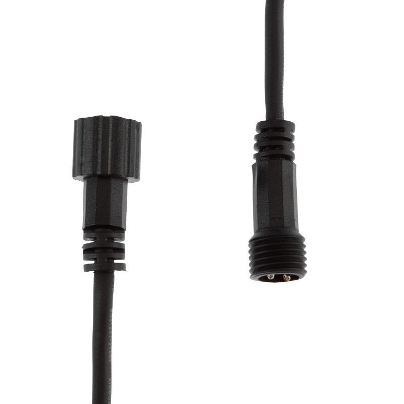  Коннектор с проводами папа-мама 2 pin черн. каучук Neon-Night 315-436 фото в каталоге от BTSprom.by