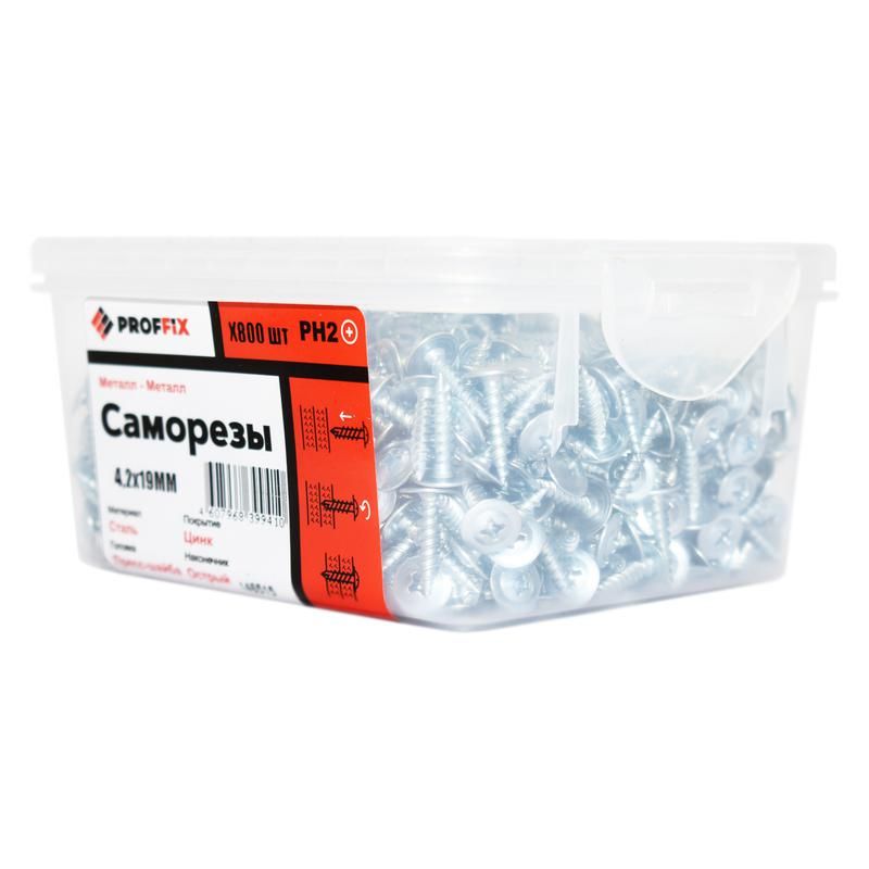 саморез смм 4.2х19 усилен. (twn) (контейнер) (уп.800шт) tech-krep pro/zitar 146515 от BTSprom.by