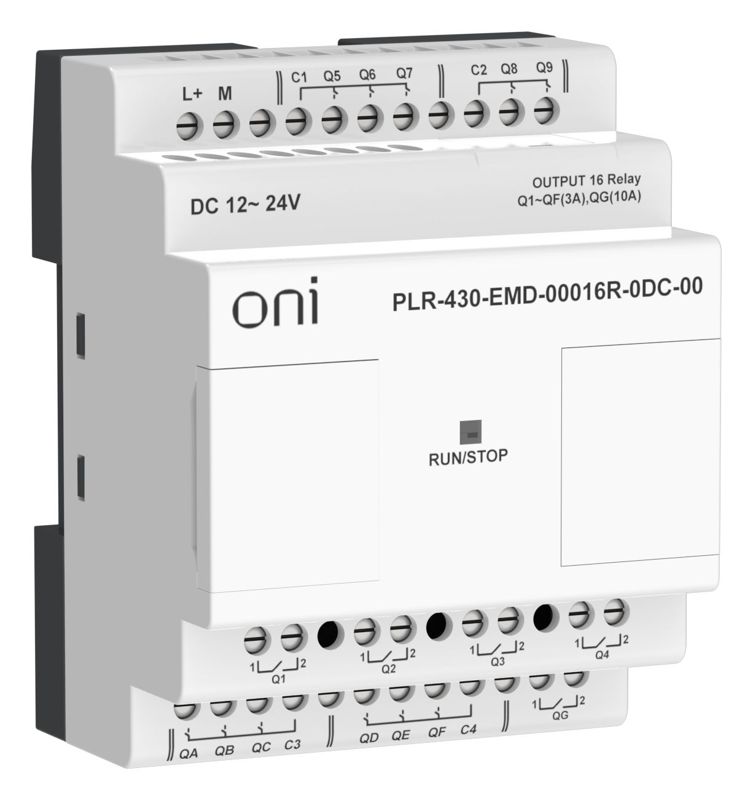  Модуль расширения входов выходов ПЛК 430 16 RO 24В DC ONI PLR-430-EMD-00016R-0DC-00 фото в каталоге от BTSprom.by