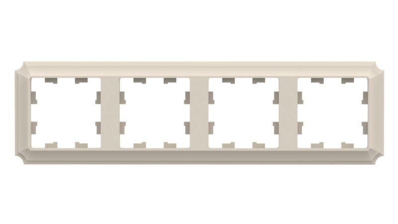 рамка 4-м atlasdesign antique универс. беж. se atn100204 от BTSprom.by