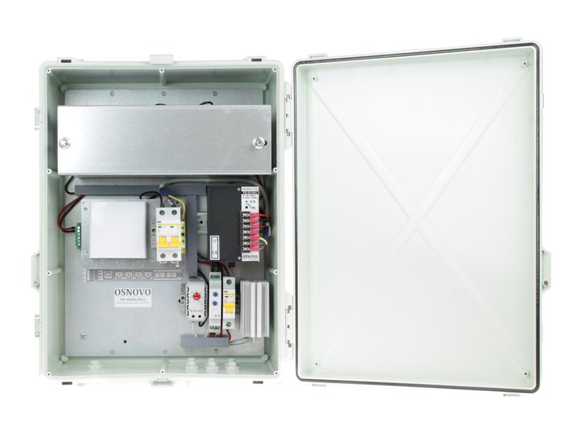 коммутатор уличный управляемый (l2+) poe sw-80402/wlu на 6 портов с термостабил. и резерв.питанием (акб - 7ач) osnovo 13641 от BTSprom.by