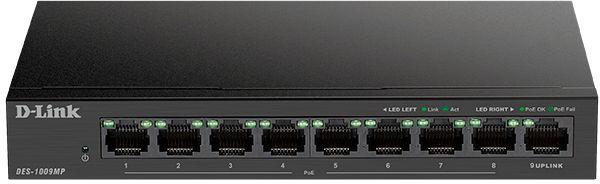 коммутатор неуправляемый des-1009mp/a1a 8х100мбит 1g 8poe+ 117вт d-link 1805125 от BTSprom.by
