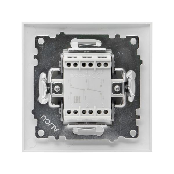  Переключатель проходной 2-кл. СП Валенсия 10А IP20 бел. PROxima EKF EWV10-027-10 фото в каталоге от BTSprom.by